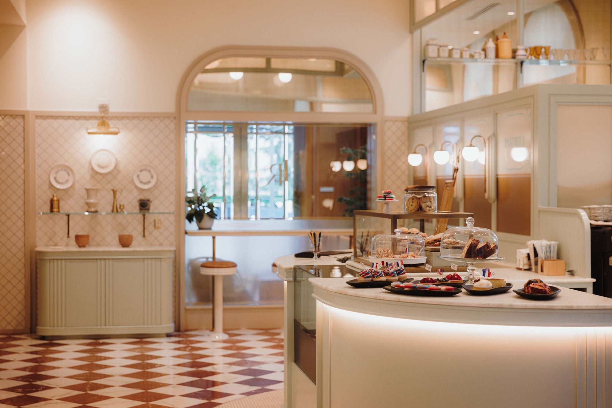 Inside of Bonne Vie restaurant