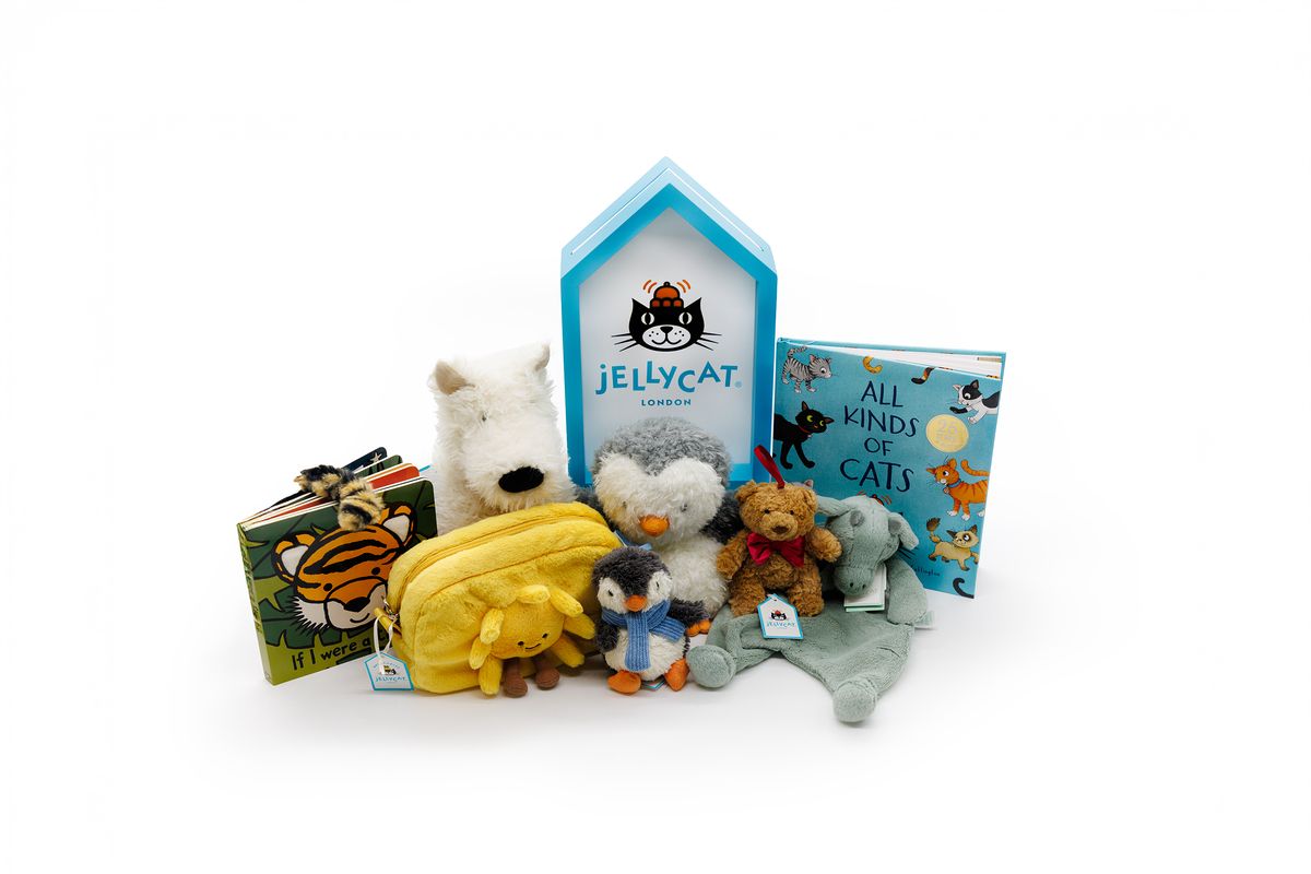 Jelly Cat plush animals and books