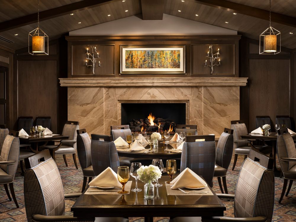 Dining room view at the Lucky H restaurant