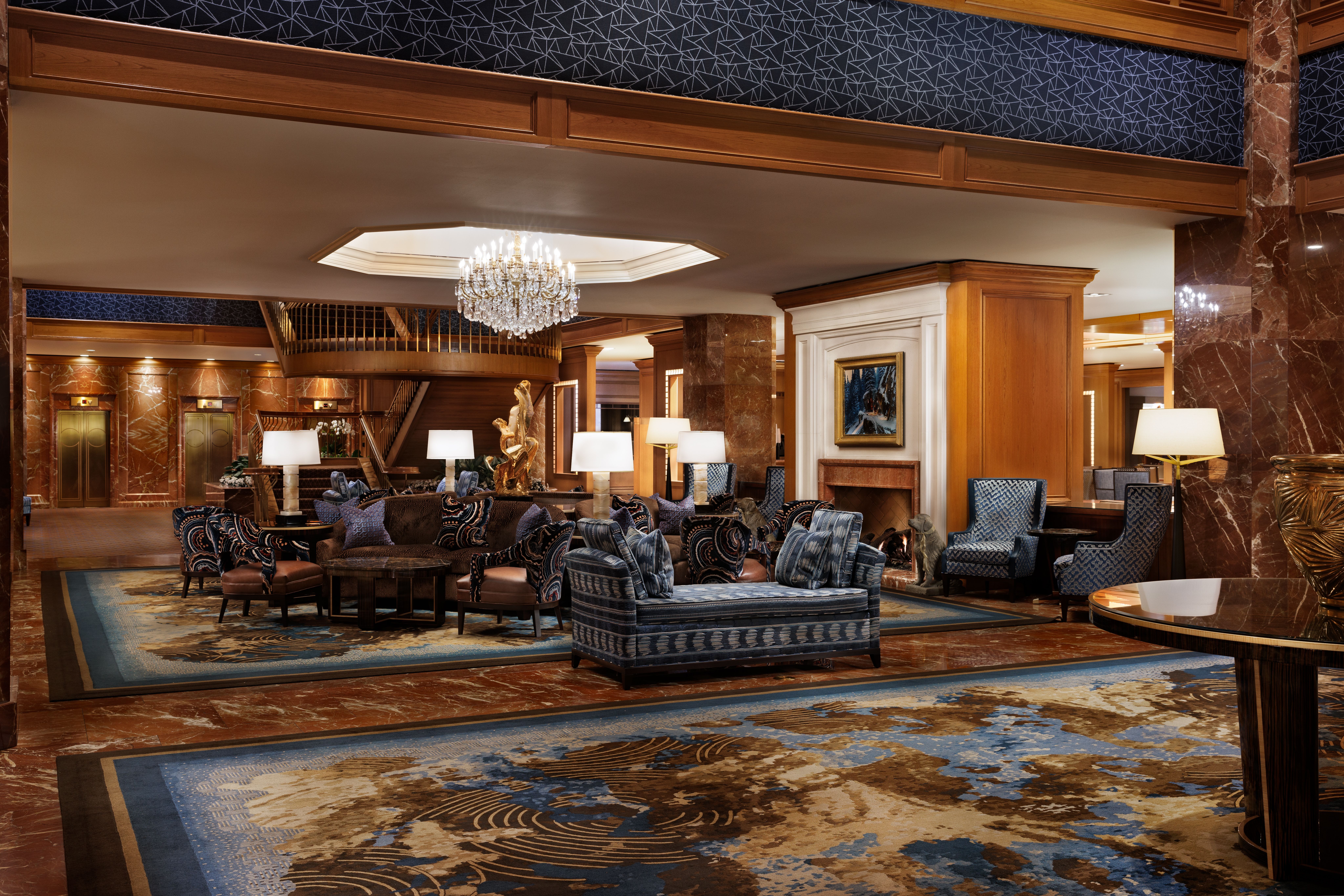 Lobby Lounge at The Little America Hotel