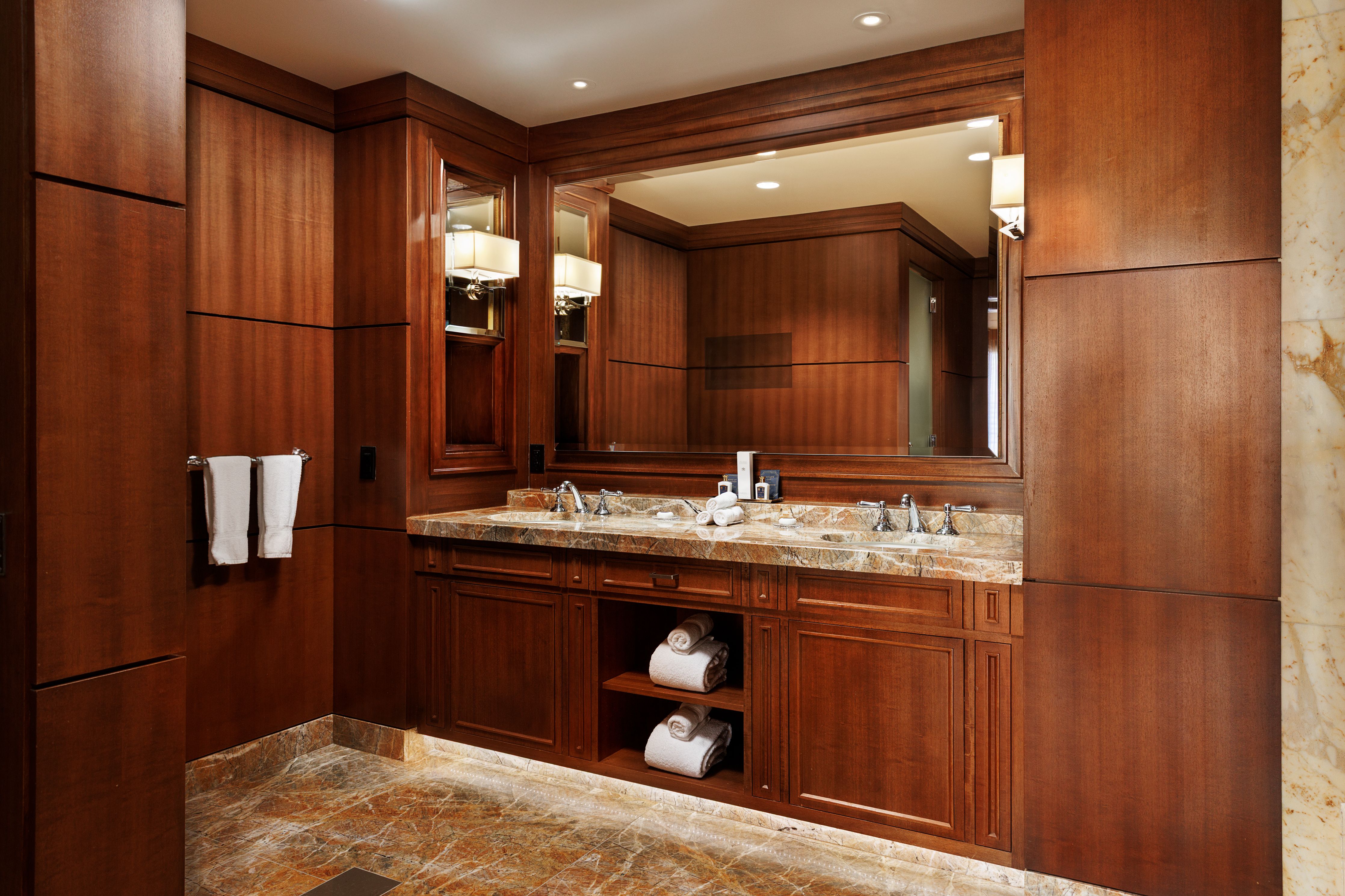 Little America Salt Lake Presidential Suite bathroom vanity